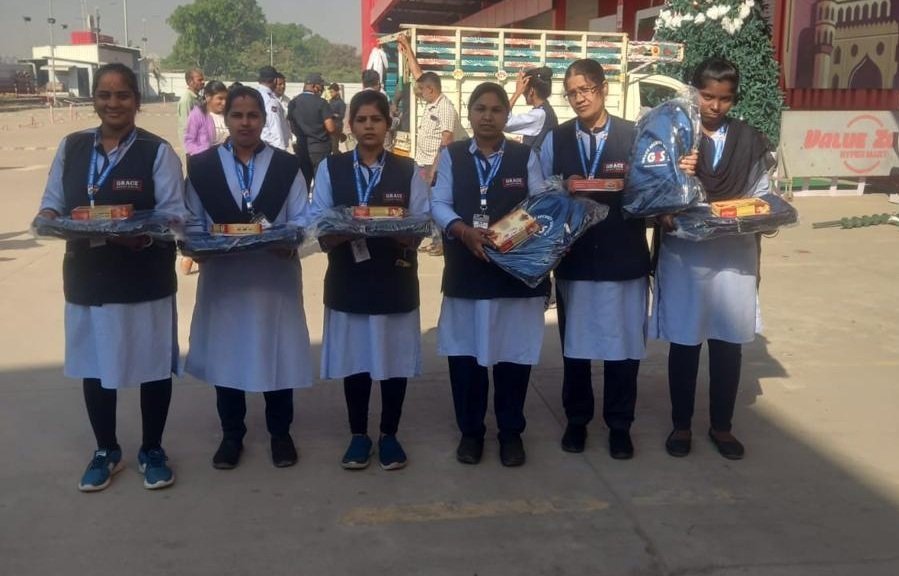 Trained Grace Security housekeeping staff in uniform